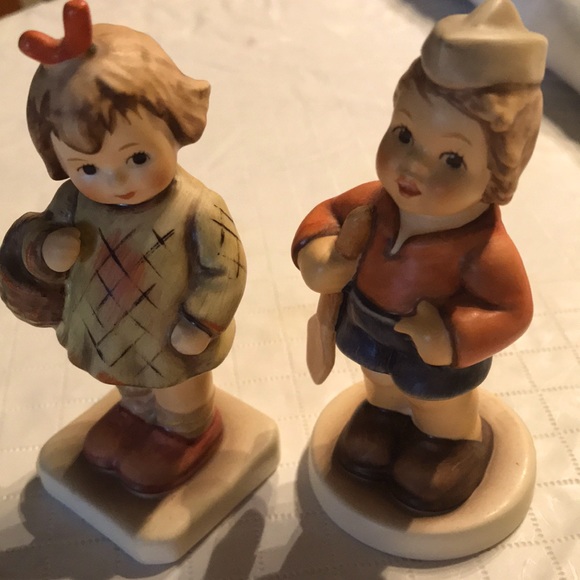 Pair of Goebel Hummel statues